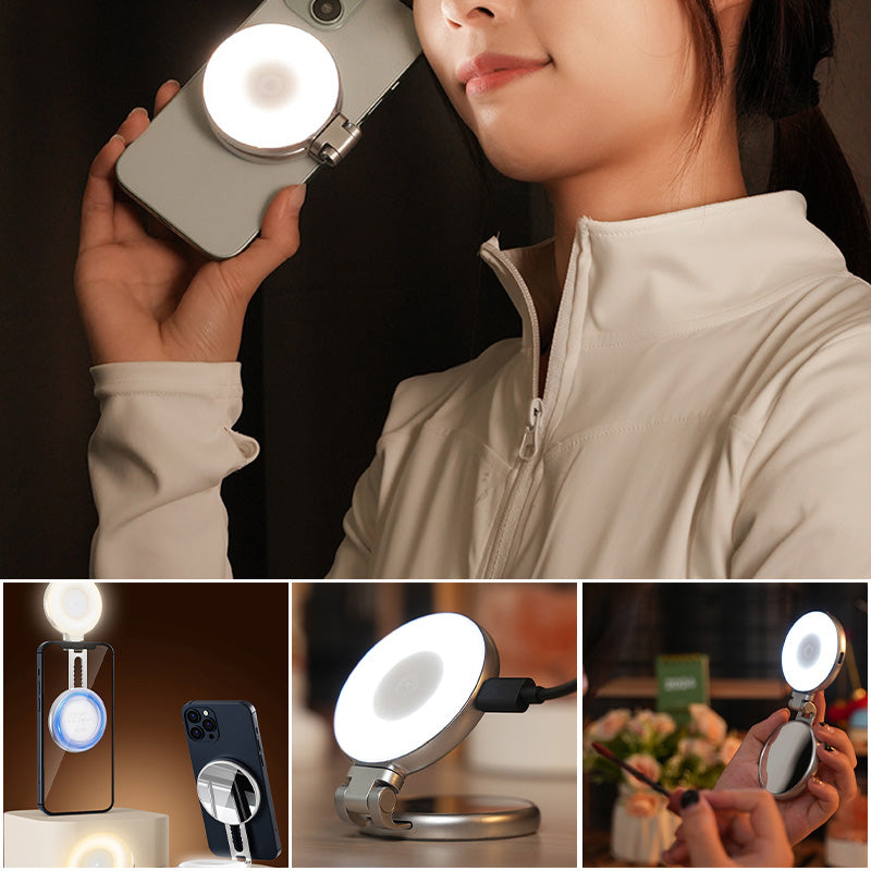 3-in-1 Magnetic Beauty Selfie Light for Phones