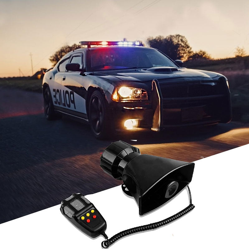 7 Tone Sound Mic PA Speaker Car Horn