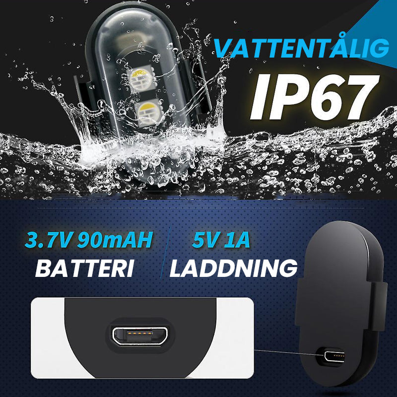 Fjärrstyrt blinkande ljus