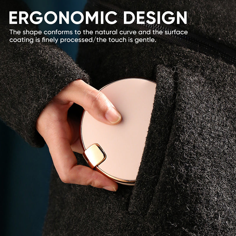 Hand Warmer Makeup Mirror