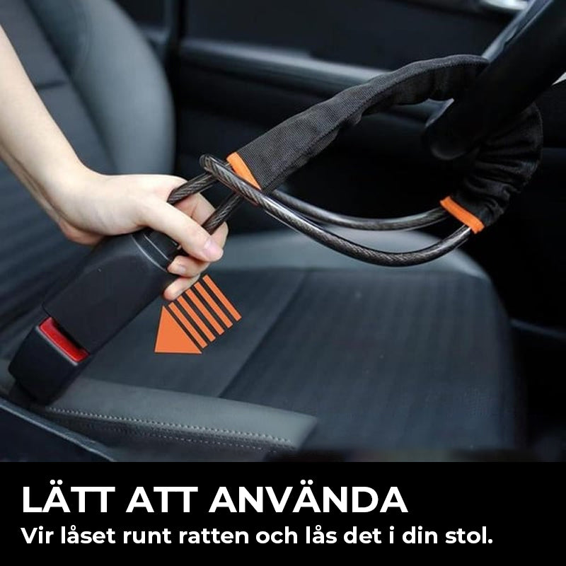 Rattlås, universal stöldskydd för bil med 2 nycklar