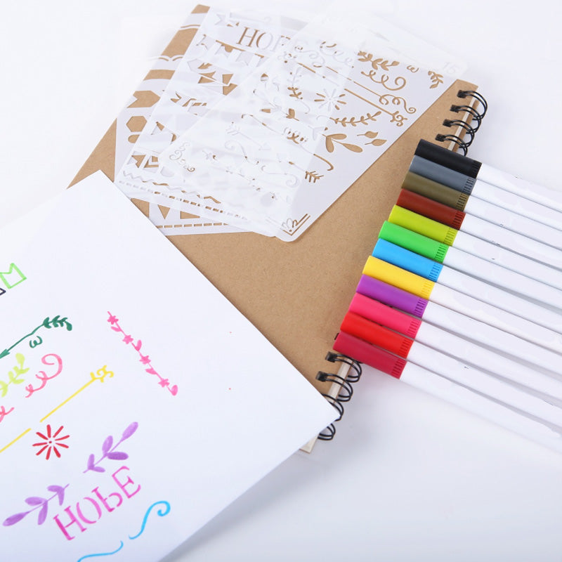 Dual-Tip Watercolor Markers