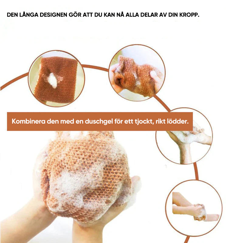 Nylon afrikanskt exfolieringsnät
