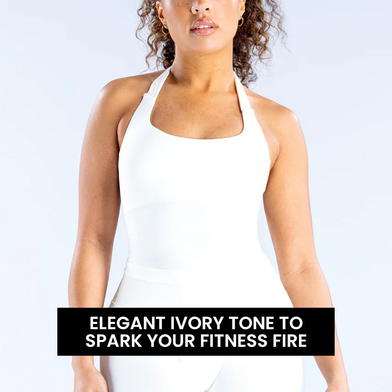 Women's Solid Removable Chest Pad Sports Tank Top