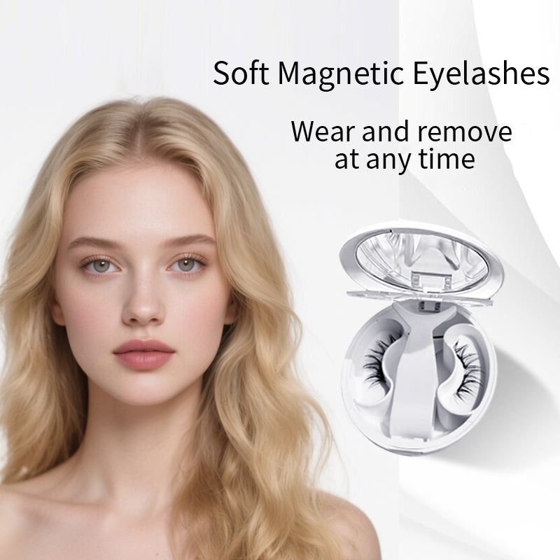 Reusable Soft Magnetic Eyelashes Set