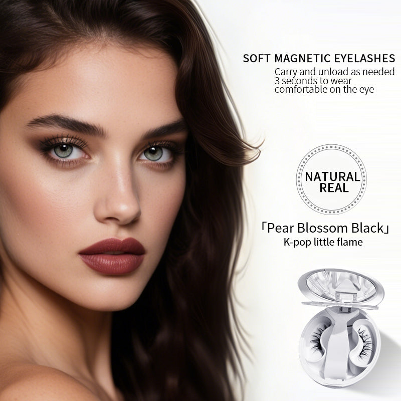 Reusable Soft Magnetic Eyelashes Set