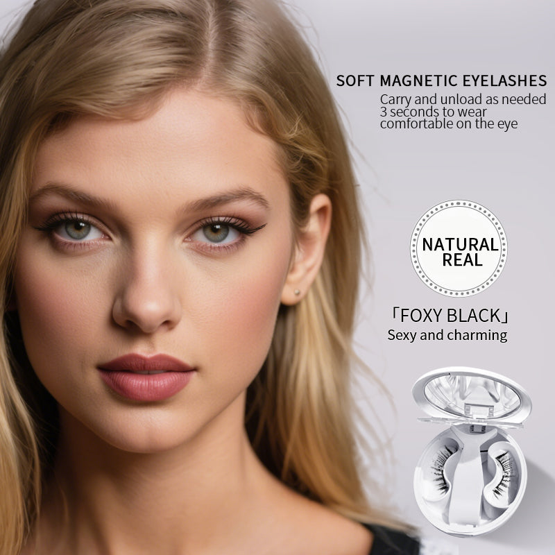 Reusable Soft Magnetic Eyelashes Set