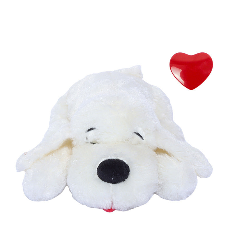 Dog Anxiety Companion Sleep Simulation Toy with Heartbeat