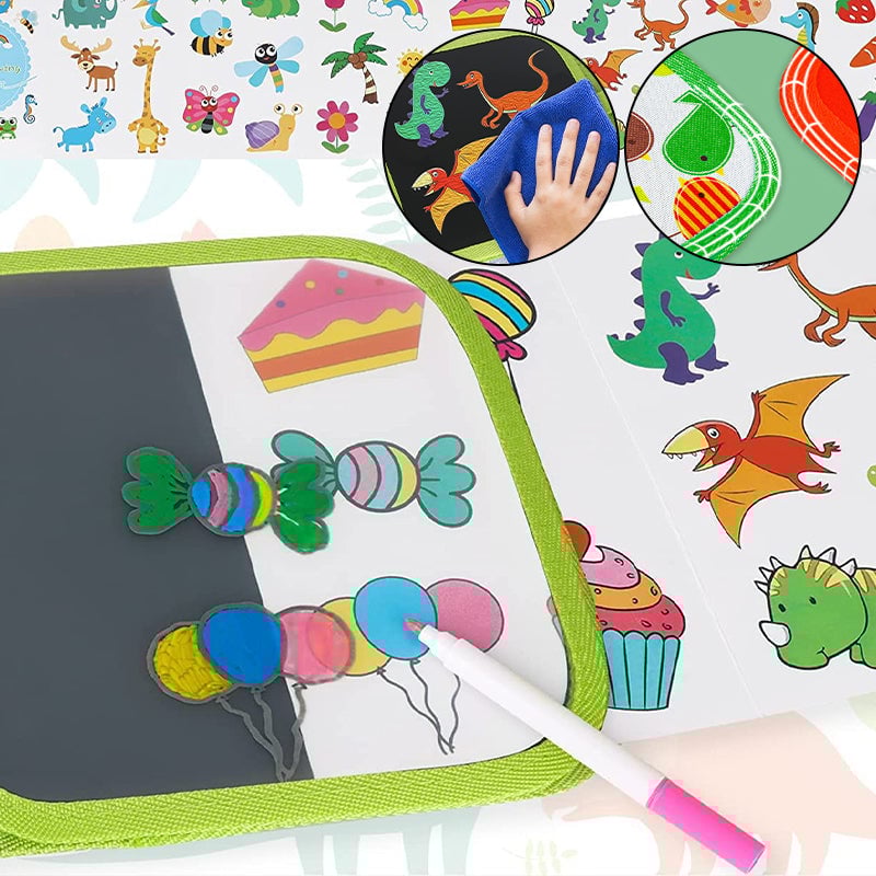 Bärbar, raderbar graffitiplånbok