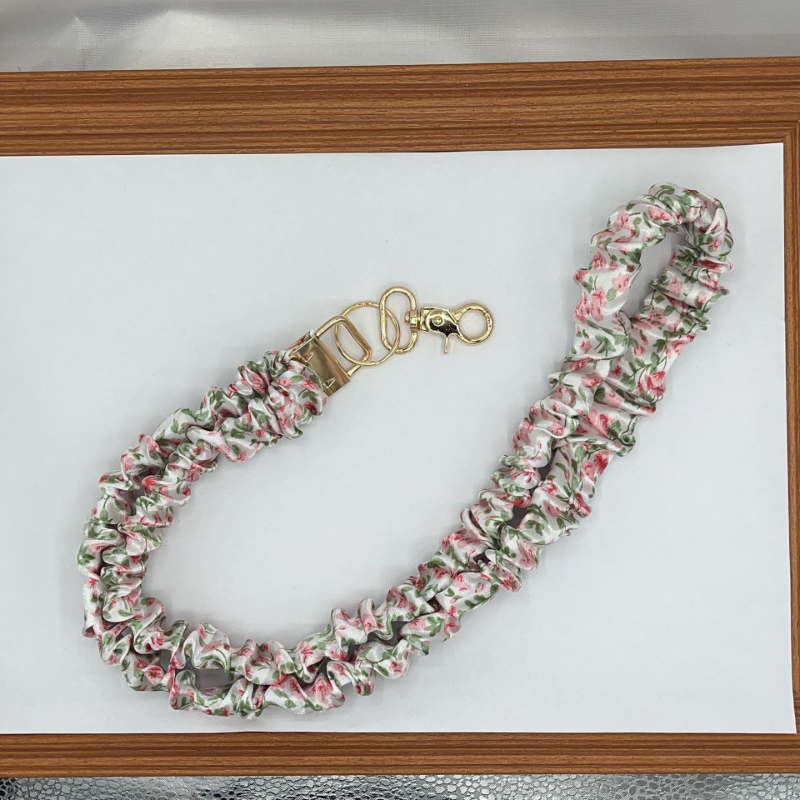 Adjustable Stretchy Scrunchie Lanyard for ID Badges & Keys
