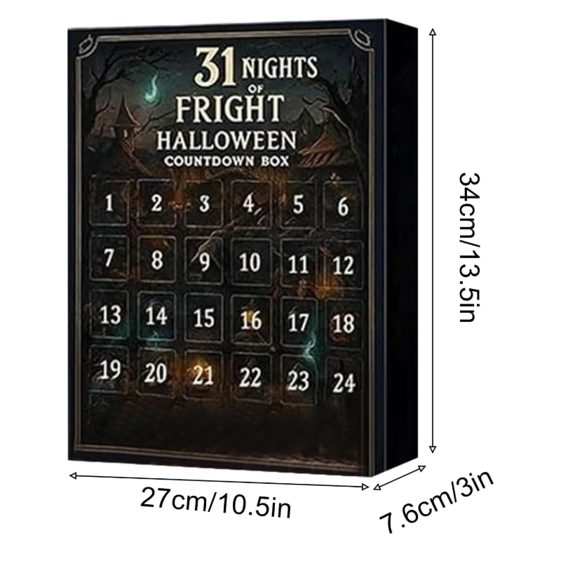 31 Nights of Fright Halloween Countdown Box