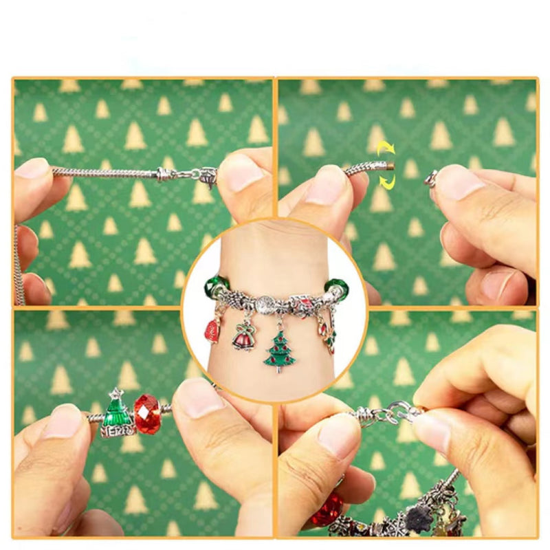 DIY 24-dagars Julnedräkningskalender Armbandset