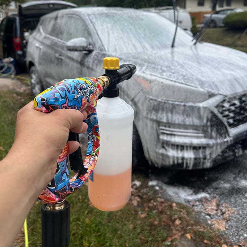 Högtryckstvätt-set för graffiti