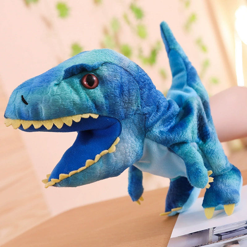 Plush Dinosaurie Handdockor
