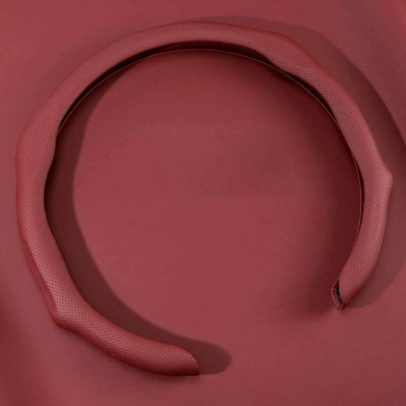 Leather Steering Wheel Cover