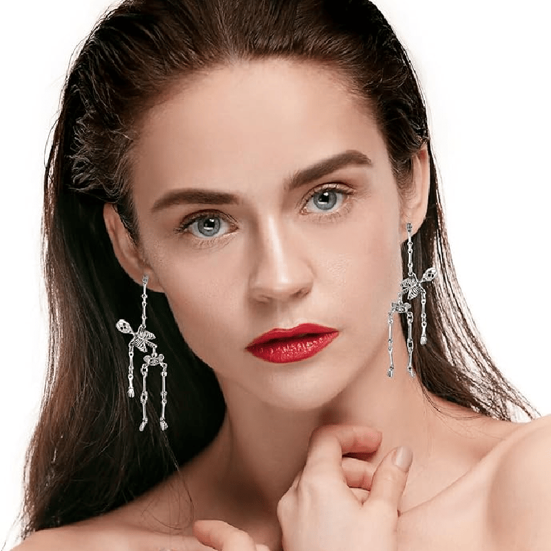 Halloween Horror Personality Skull Earrings