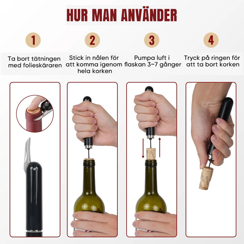 Air Pump vinöppnare