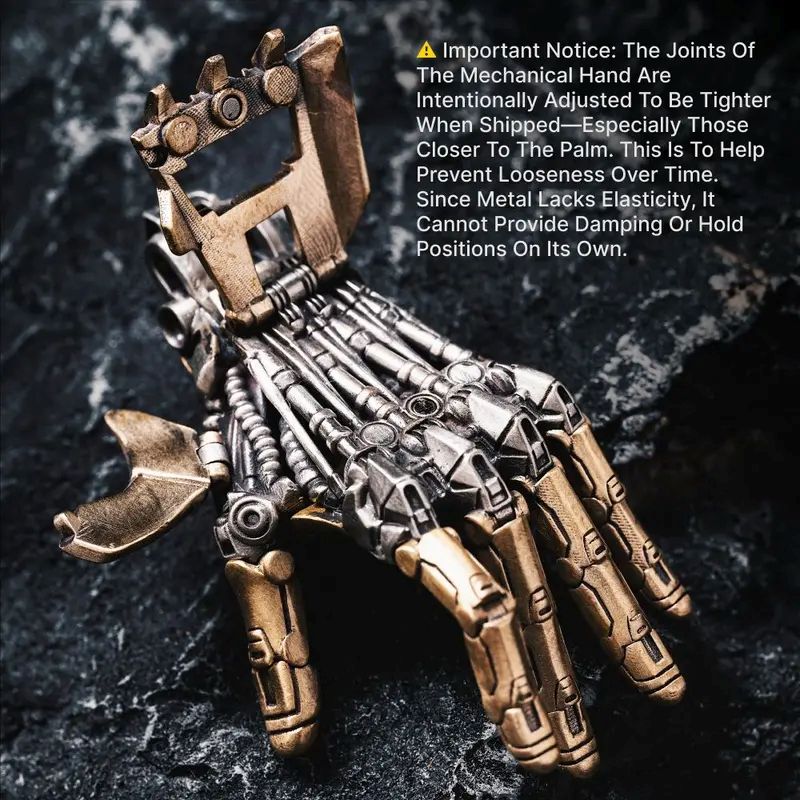 Mechanical Bionic Hand Pendant