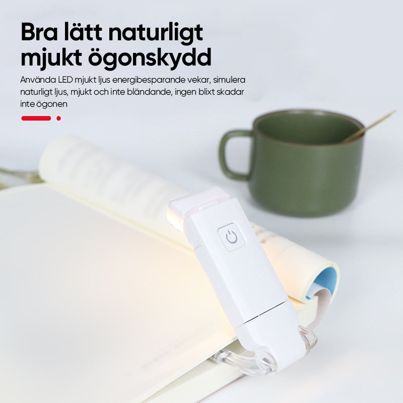 Uppladdningsbar boklampa