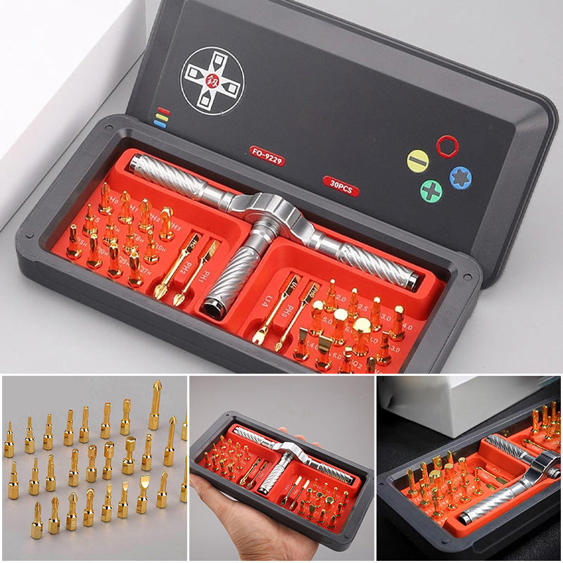 30-in-1 Ratchet Screwdriver Set