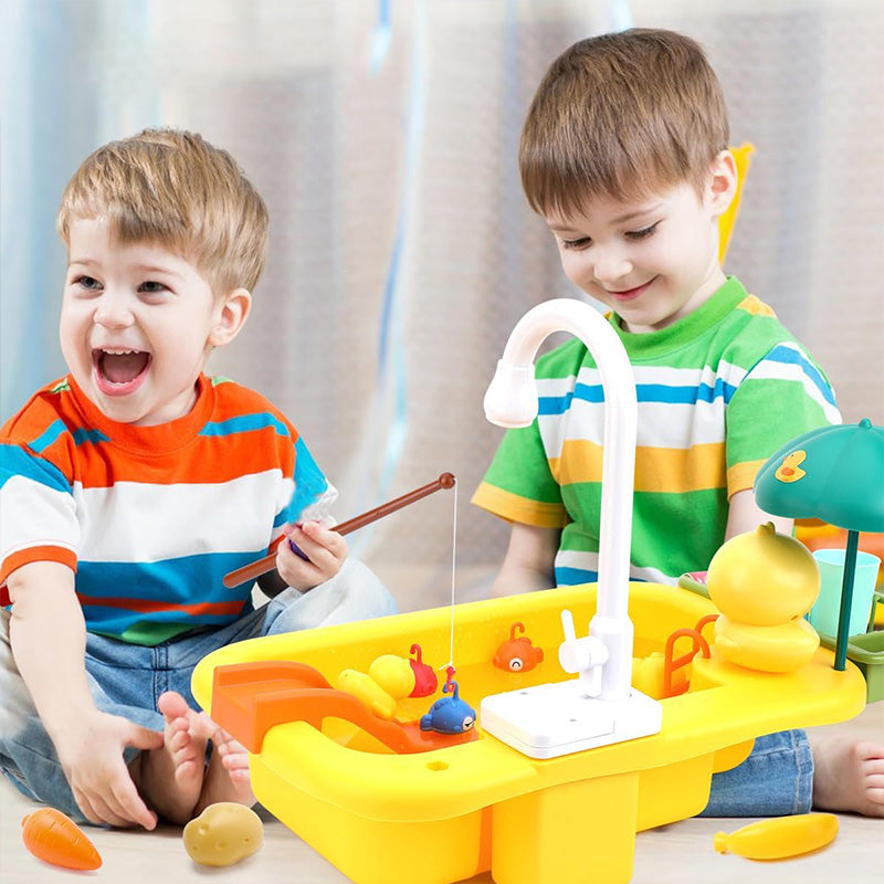 Duck Sink Toy with Fishing Activity