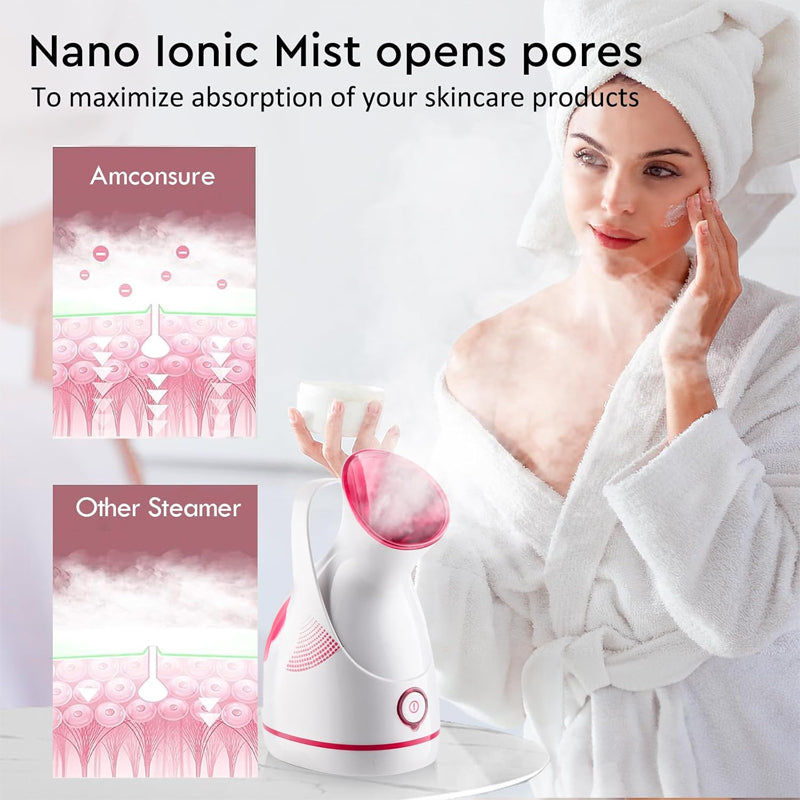 Nano Ionic Facial Steamer Humidifier