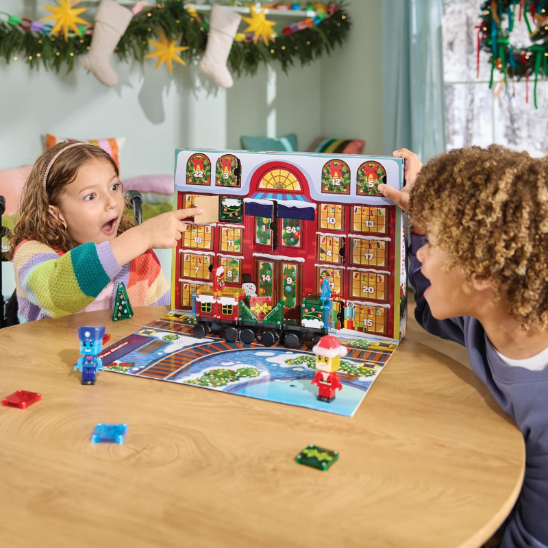 Christmas Advent Calendar Magnetic Construction Set