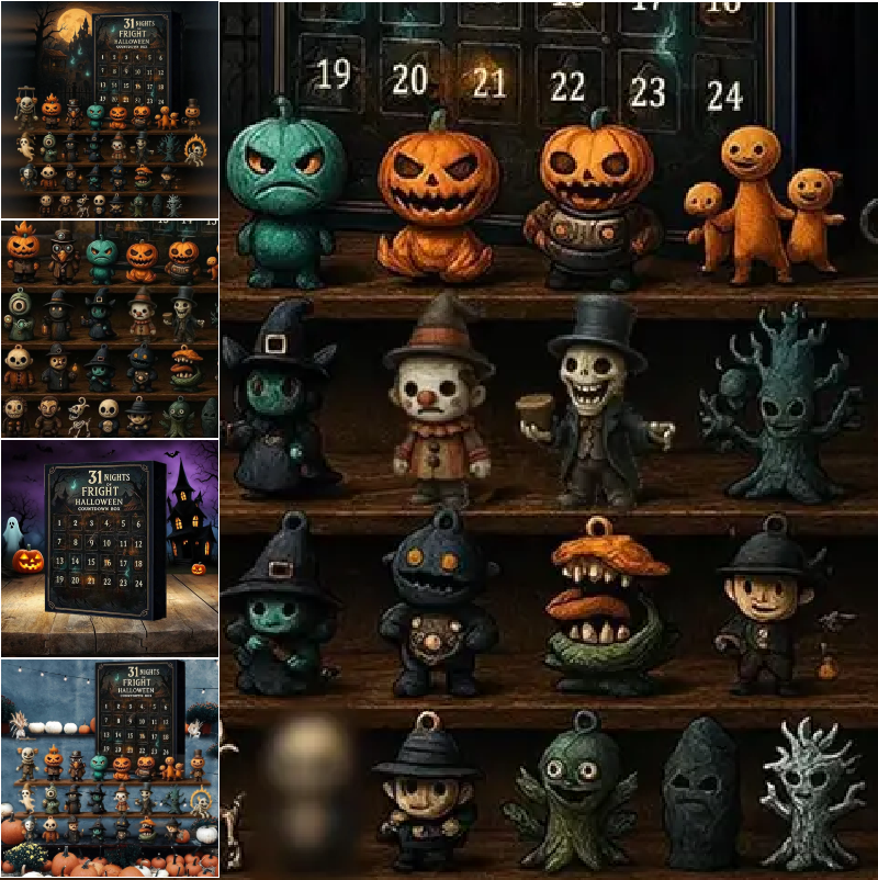 31 Nights of Fright Halloween Countdown Box