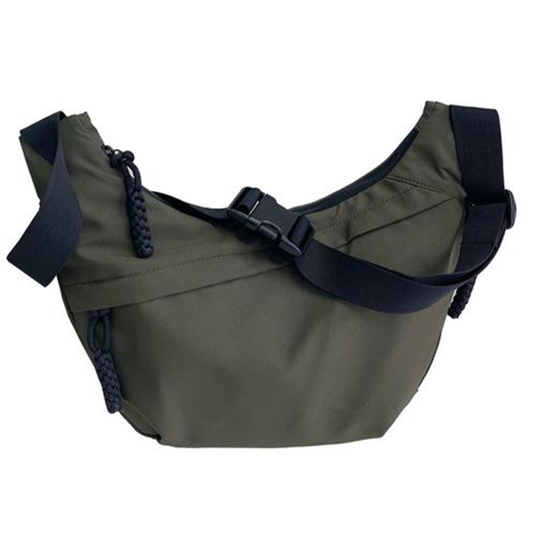 Fashion Plain Color Nylon Crossbody Bags for Women