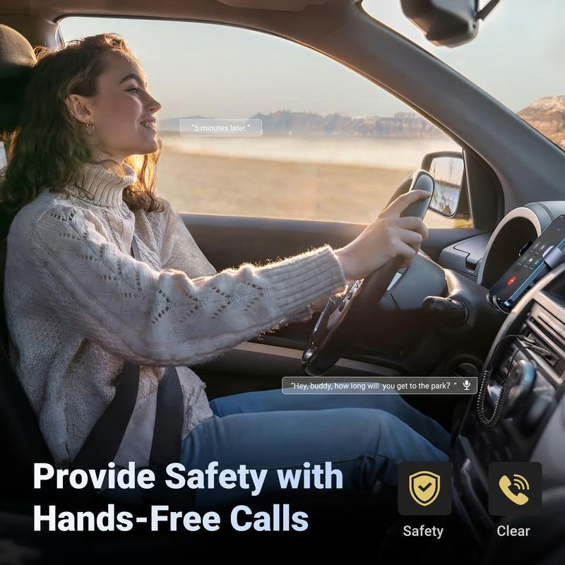 Bluetooth 5.3 Wireless Receiver for Hands-Free Car Audio