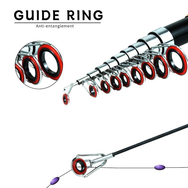 Professional Fishing Rod and Reel Combo Set