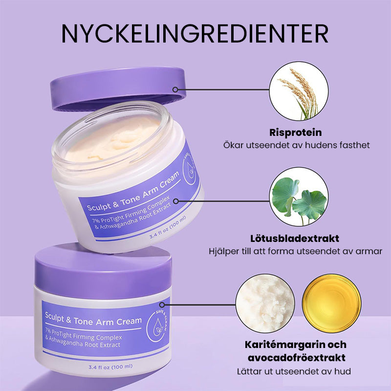 Armkräm för skulpturering och toning