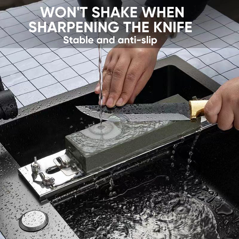 Adjustable Water Tank Sharpening Stone Fixed Rack
