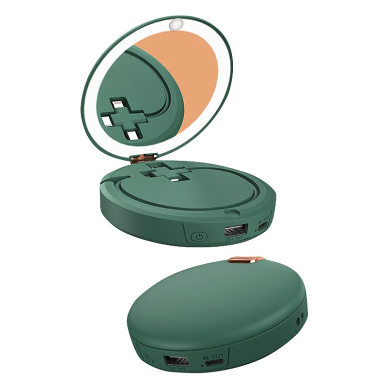 Hand Warmer Makeup Mirror