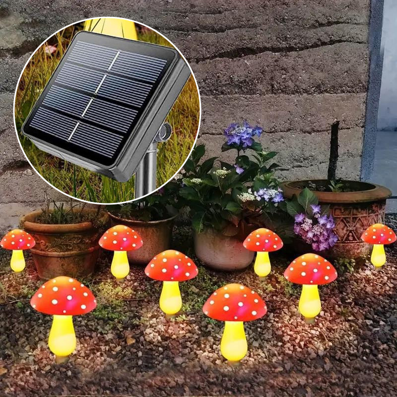 Solar Mushroom Garden Lights – Waterproof LED Outdoor Decor