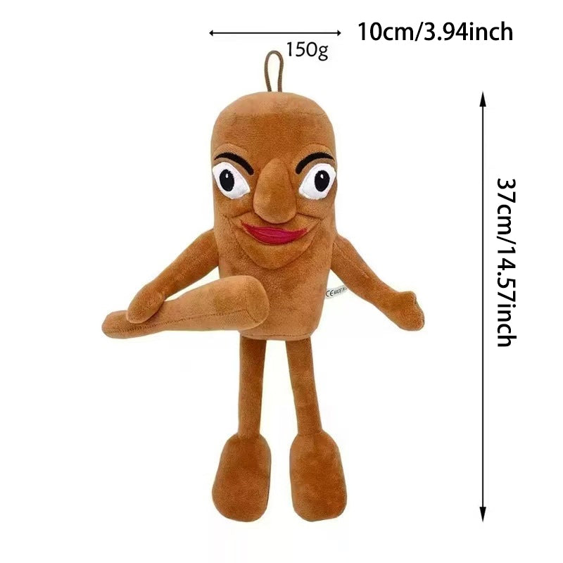 Soft Plush Toy Shark with Sneaker Feet