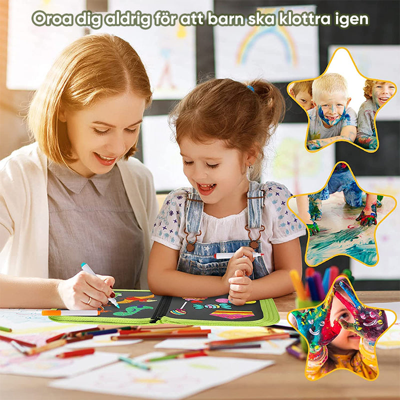 Bärbar, raderbar graffitiplånbok