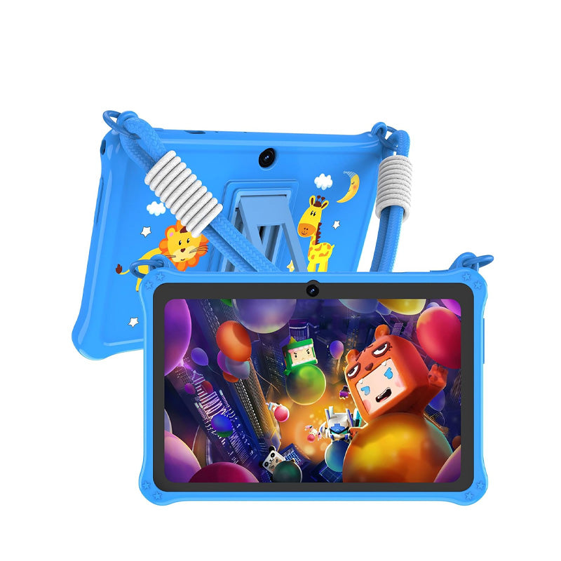 7-inch kids tablet with protective silicone case