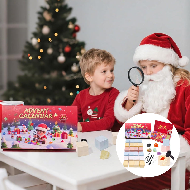 Christmas Advent Crystal Blind Box (24 Grids)