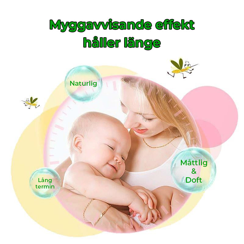 Myggavvisande plåster - naturlig formel