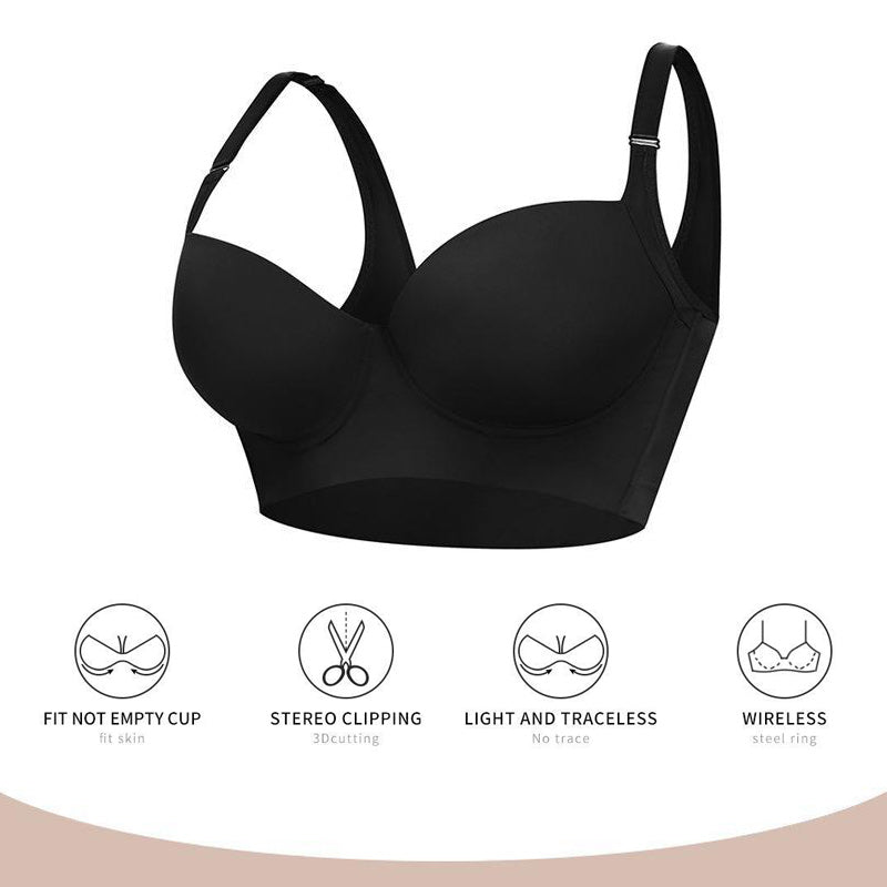 Comfortable Plus Size Anti-Sagging Bra for Women