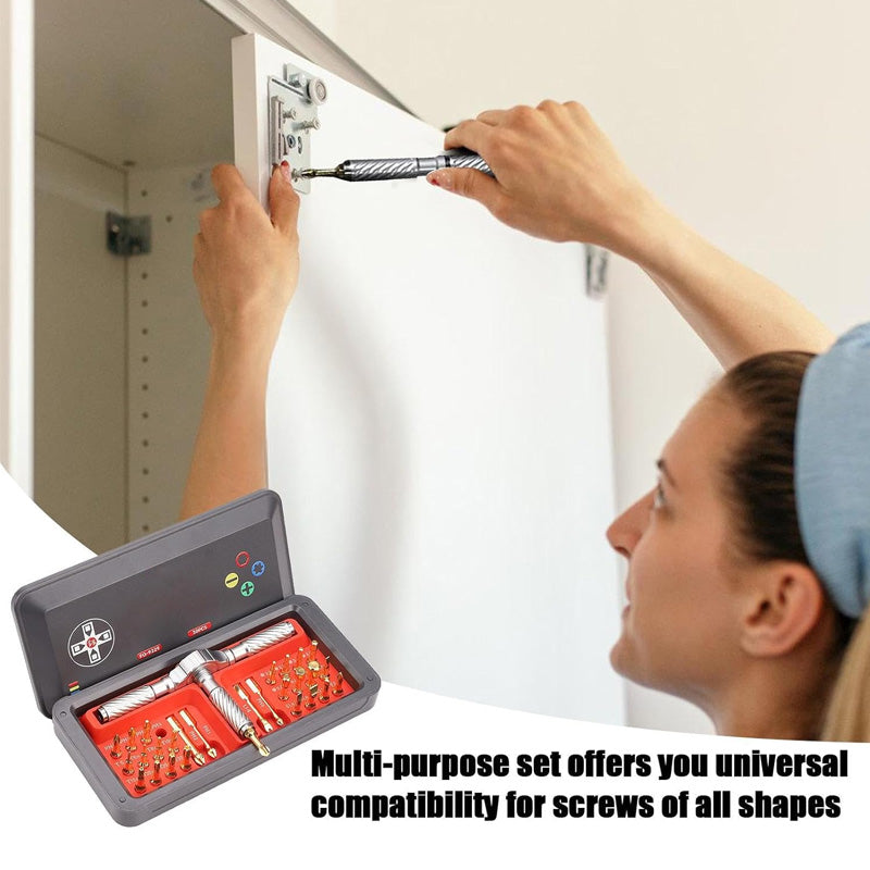 30-in-1 Ratchet Screwdriver Set