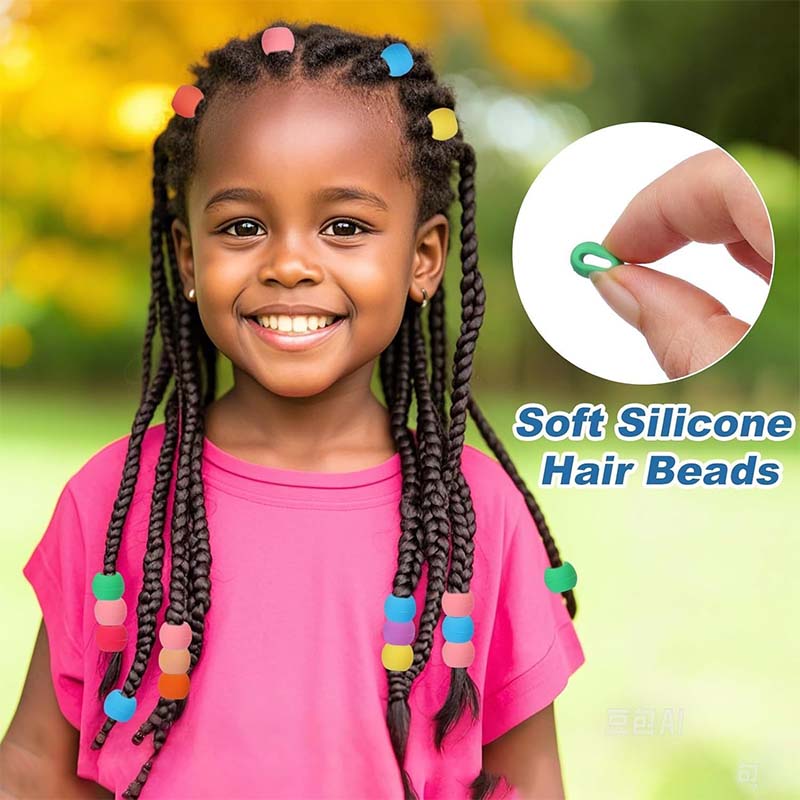 Silicone Hair Beads