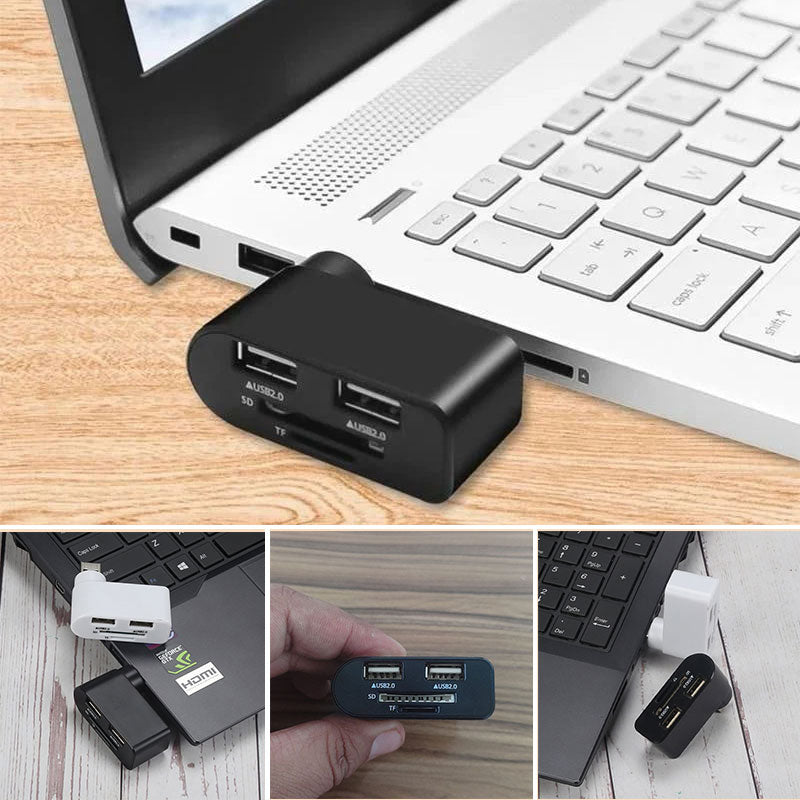 4 in 1 Rotatable USB Hub