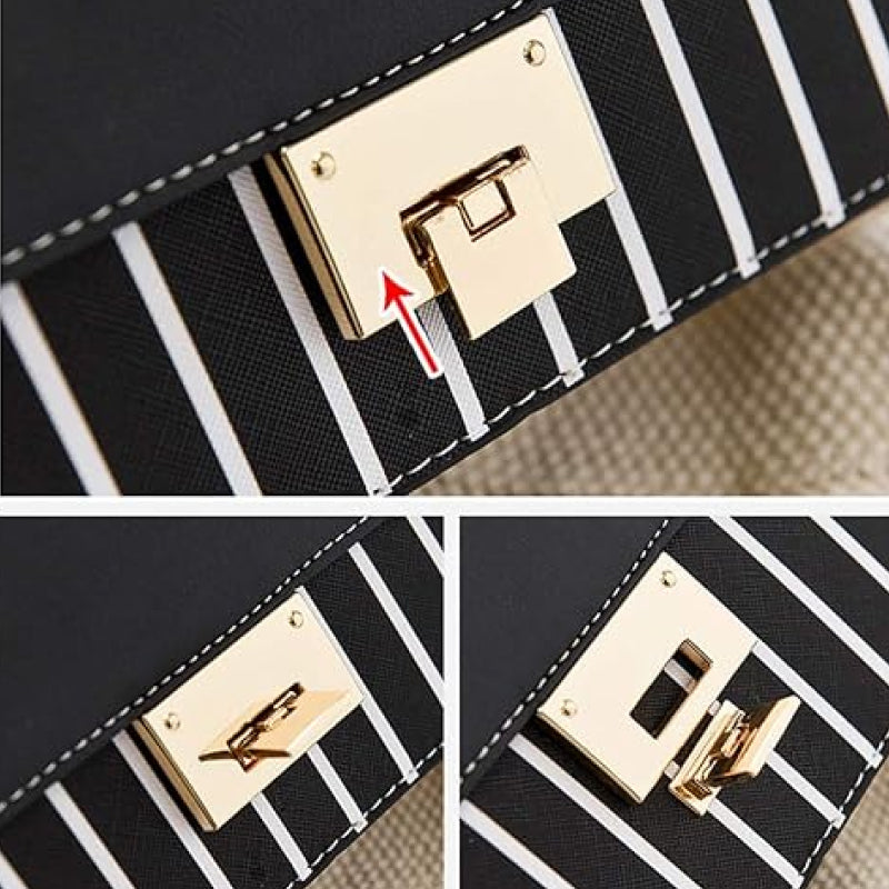 Plaid Pattern Handbag