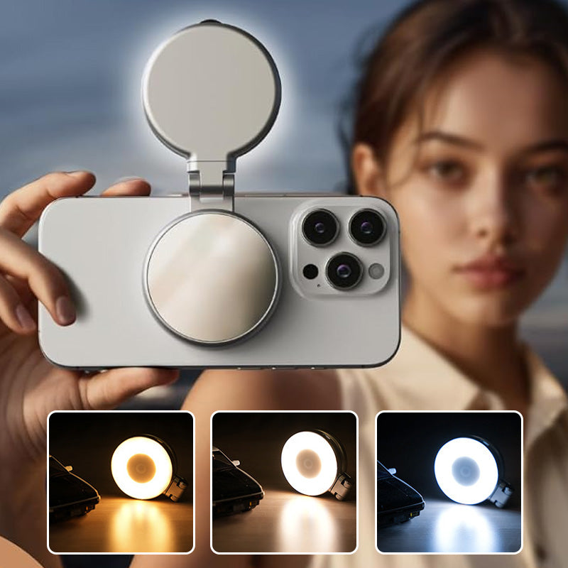 3-in-1 Magnetic Beauty Selfie Light for Phones