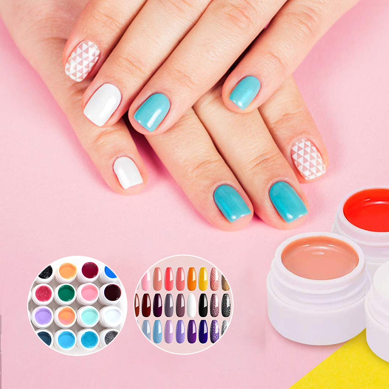 36 Color Gel Nail Polish Kit