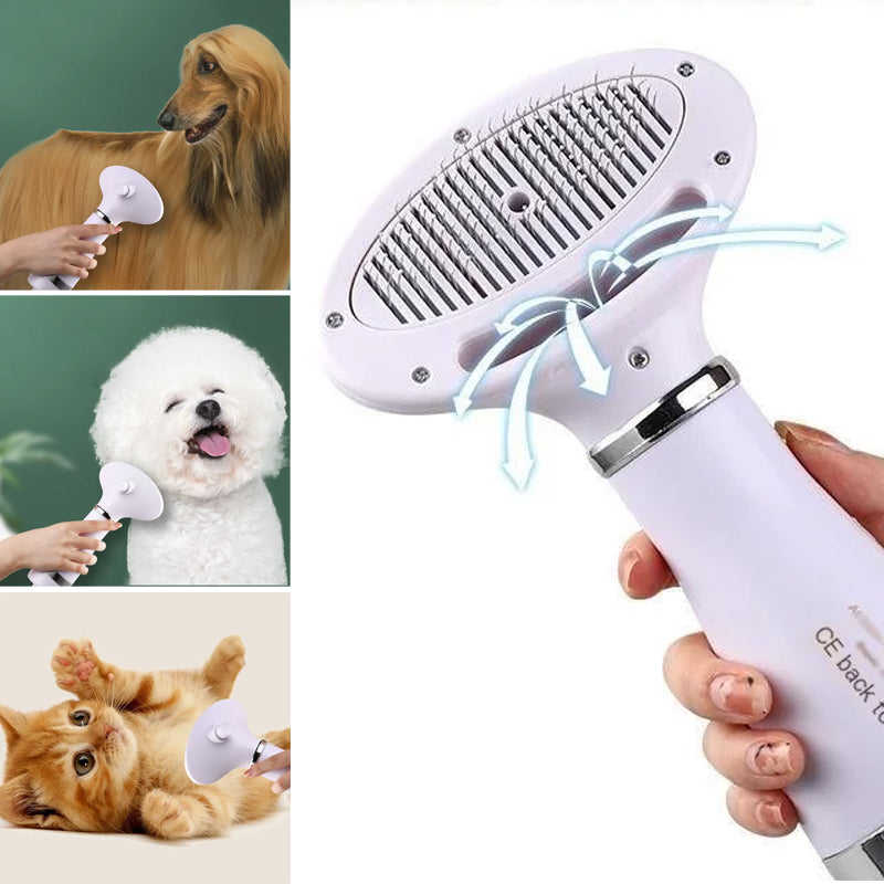 Pet Hair Dryer Brush