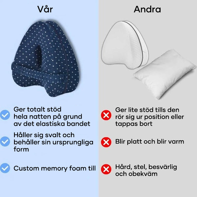 Hjärtformad benkudde