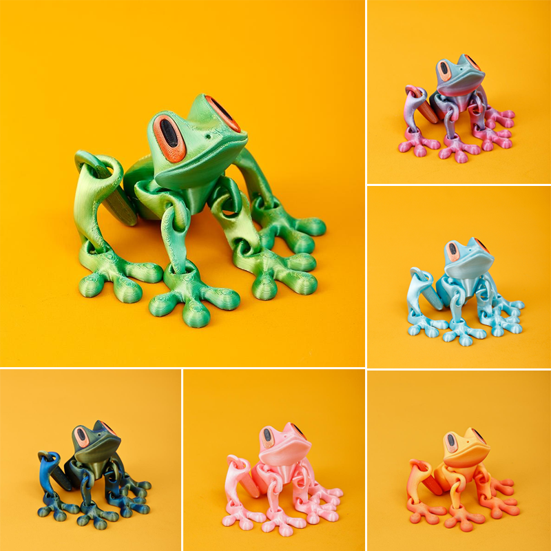 3D Printed Magnetic Frog Toy